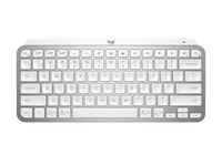 Wireless Keyboard Logitech MX Keys Mini, Premium typing, Metal plate, Backlight, BT/2.4Gh, Pale Grey