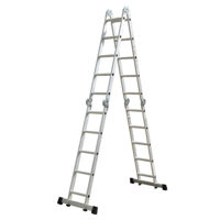 Лестница Lider-Tech AM0224A Scari cu balamale, 4x6 trepte, H=6.7m, sarcina max.150kg