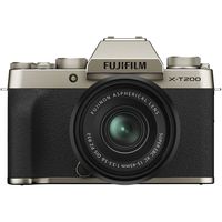 Фотоаппарат беззеркальный FujiFilm X-T200 Gold XC15-45mm Kit