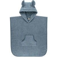 Accesoriu pentru baie BIBS 9418260 Prosop Poncho cu gluga si urechiuse Kangaroo, Petrol