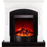Șemineu electric ArtFlame Casanova & Corsica, 975x900x250 mm, Alb