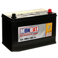 Автомобильный аккумулятор Monbat 6ST-100 F JIS (Polaritate negativa) 730 A (304*173*220 mm)