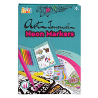 Набор для творчества As Kids 1038-11041 Happi Hobbi Art Journal Neon Markers