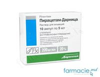 Пирацетам-Darnita sol. inj. 200 mg/ml  5 ml N10