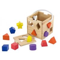 Viga jucărie de lemn sorter Cub