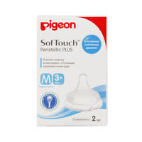 Tetina pentru biberon Pigeon SoftTouch Perestaltic PLUS M