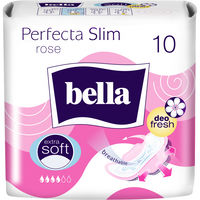 Absorbante zile critice Bella Perfecta Slim Rose, 10 buc.