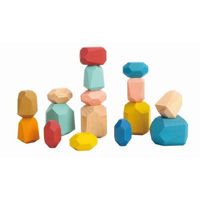Jucărie Tooky Toy TH299 Setul de lemn Pietre, 57216