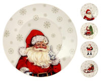 Тарелка Promstore 36763 Farfurie de servit 26cm Mos Craciun, portelan