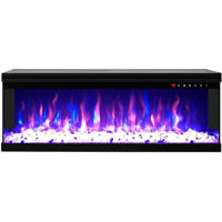 Șemineu electric ArtFlame Homer 65, 538x1651x270 mm, Negru