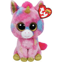 Jucărie de pluș TY TY36819 FANTASIA multicolor unicorn 42 cm