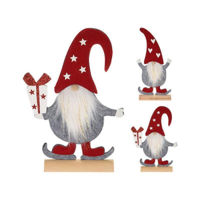 Decor de Crăciun și Anul Nou Promstore 49047 Сувенир Дед мороз на коньках 33cm