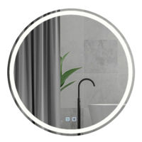 Зеркало для ванной Bayro Gama круглое 700x700 LED touch c подогревом