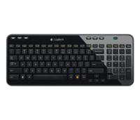 Wireless Keyboard Logitech K360, Compact, FN key, Quiet typing, Unifying receiver, 2xAA