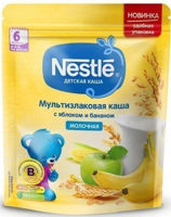 Nestle terci multicereale cu lapte, mere și banane, 6+ luni, 220 g
