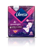 Absorbante Libresse Goodnight Ultra Large - 6 picaturi (8 шт)