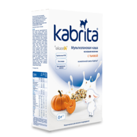 Terci din cereale cu dovleac și lapte de capră Kabrita, 180g