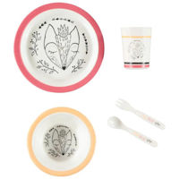 Посуда для кормления Premaman PRF3BG-CCC-UNQ Disney The Kingfox, 5 piese