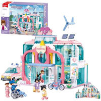 Конструктор Sluban B1216 Spitalul municipal central, 668 elem.