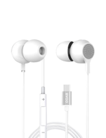 BWOO Earphone Wired Type-C HF157, White