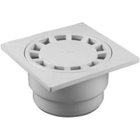 Душевой трап Visam 731-001 Sifon de pardoseala PP D.110/75(40) vertical (150x150x70mm), alb