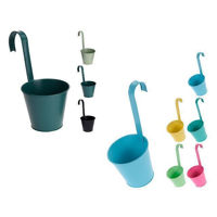 Цветочный горшок ProGarden 33811 Кашпо подвесное Ведро металлическое 13.5Х9.5Х29cm