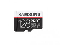 128GB MicroSD (Class 10) UHS-I (U3)+SD adapter, Samsung PRO Plus "MB-MD128KA" (R/W:160/120MB/s)