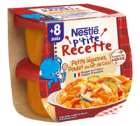 Legume cu carne de pui in sos de lapte de cocos Nestle (8+ luni) 2 x 200 g