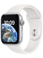 Apple Watch SE (2022) 40mm GPS (MNJV3), Silver Aluminium Sport Band  / White