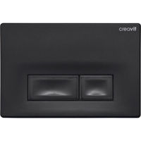 Кнопка смыва Creavit GP3002.01 matt black