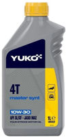 Масло Yukoil 10W-30 Пауэр Синт 4T 1л п/эт