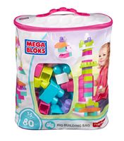 Конструктор розовый в мешке (80 дет.) Mega Bloks, код DCH62