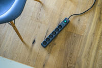 купить Удлинитель Eco-Line, 6-контактный, с защитой от перенапряжения (удлинитель с повышенной защитой от прикосновения, выключатель и кабель длиной 1,5 м) в Кишинёве 