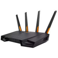 Беспроводной WiFi роутер ASUS TUF Gaming AX3000 Dual Band WiFi 6 Gaming Router, WiFi 6 802.11ax Mesh System, AX3000 574 Mbps+2402 Mbps, AiMesh, dual-band 2.4GHz/5GHz for up to super-fast 3Gbps, dedicated Gaming Port, WAN:1xRJ45 LAN: 4xRJ45 10/100/1000, USB 3.2 (router wireless WiFi/беспроводной WiFi роутер)
