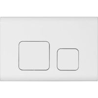 Кнопка смыва Nomi 097-F пластик Белый глянец