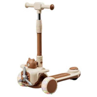 Trotinetă Richi 64461 Trotineta bej pentru copii (6446)