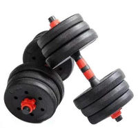 Гантель sport STI1738 Set gantere și halteră reglabile, 20 kg total, 2 x 10 kg