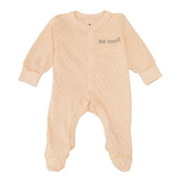 Детская одежда Minikin 25160568 Комбинезон Ажурный Листик Р-Р68, Персиковый, Девочка