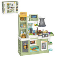 Игрушечная кухня и посуда Essa 8086B Micul chef, bucătărie interactivă cu accesorii, 64elem