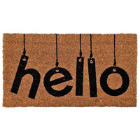 Придверный коврик Luance 50411 кокосовый 33x60cm Hello