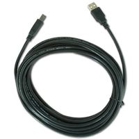Cable USB, AM/BM,  5.0 m, USB2.0, High quality with ferrite core, CCP-USB2-AMBM-15
