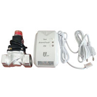 Accesoriu sisteme de încălzire Uniplast Semnalizator gaz Safe House 200 (metan CH₄) + Clapeta gaz D.3/4" tip deschis (CVD) DN20 Ugas Kit