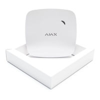 Ajax Wireless Security Fire Detector "FireProtect", White