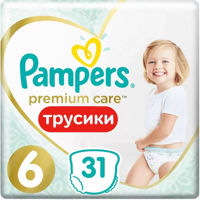 Scutece-chilotei Pampers Premium Care Pants 6 (15+ kg) 31 buc