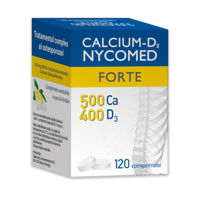 Calciu-D3 Nycomed Forte comp.masticab.500mg+400UI N 120 (TVA 8%)