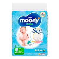 Трусики Moony Extra Soft S (4-8 kg) 62 шт