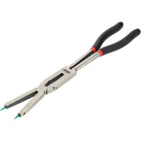 Плоскогубцы Vigor V5497, щипцы для наружных стопорных колец с двойным шарниром