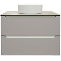 Шкаф под умывальник Bayro подвесной Bergamo 800 под столешницу light grey