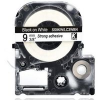Tape Cartridge EPSON LK3WBN; 9mm/9m Standard, Black/White, C53S653003