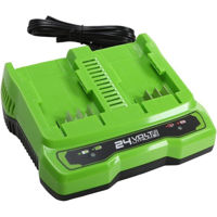Încărcătoare și Acumulatoare Greenworks G24X2UC4 Charger 24V 4A Dual Slot
